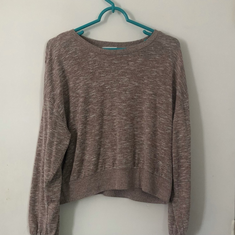 Soft Cropped Sweater by Colsie